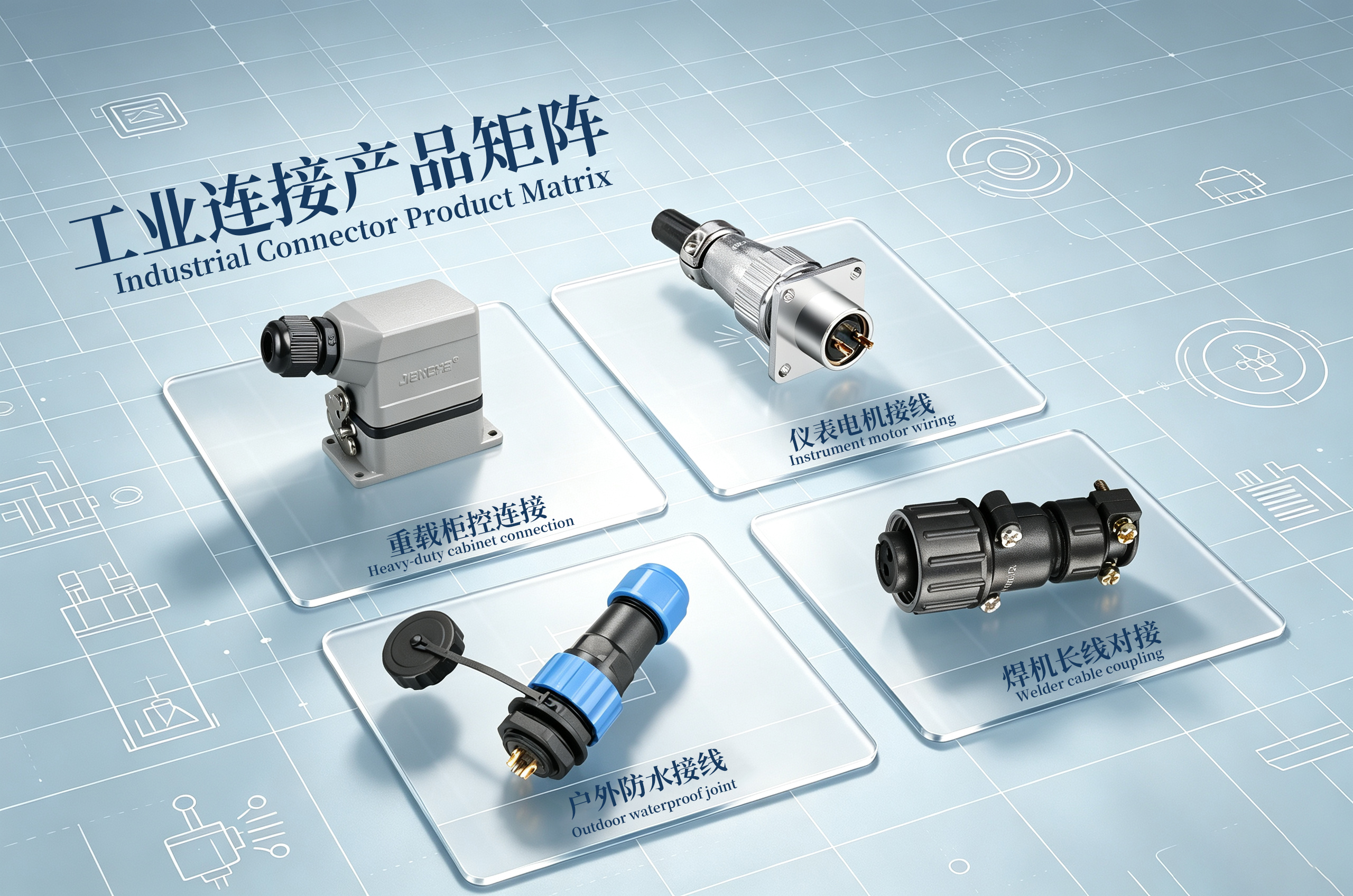 航空插頭，防水航空插頭，重載連接器，圓形連接器